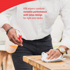 Wypall X50 Disposable Cloths (35015), Strong for Extended Use, Jumbo Roll, White, 1,100 Sheets / Roll