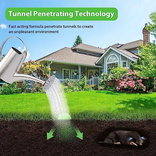 KINGFAC Mole Repellent for Lawns 20 Packs Castor Oil Gopher Repeller Vole Repellent Outdoor Natural Groundhog Deterrent Ball to Get Rid of Voles Mole Gopher Groundhog Armadillo in Your Yard Garden