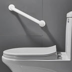 Rackickyer Shower Grab Bar, 2 Pack 32 Inch White Bathroom Grab Bar, 1.25" Diameter 304 Stainless Steel Anti-Slip Grab Bars for Bathtubs and Showers, Handicap Shower Grab Bar for Seniors Elderly