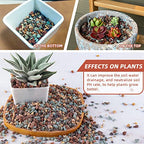 18lb Mix Horticultural Lava Rock Pebbles Pumice Potting Soil Amendment Succulent Cactus Bonsai Gritty Rock Decorative Gravel Plant Drainage Volcanic Rock for Aquarium Fairy Gardening Top Dressing