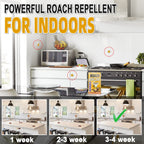 DALIYREPAL Roach Repellent,Cockroach Repellent,Roach Away, Roach Repeller for Indoor/Outdoor Use,Cockroach Deterrent, Roach Control, 8 Count Effectively Roach Control Safe Around Pet & Plant
