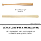 HOPELF 36" Natural Bamboo Skewers Sticks for Marshmallows，S'Mores，BBQ，Kabob，Grilling，Barbecue，Roasting，Camping.More Size Choices 6"/8"/10"/12"/14"/30"(100 PCS)