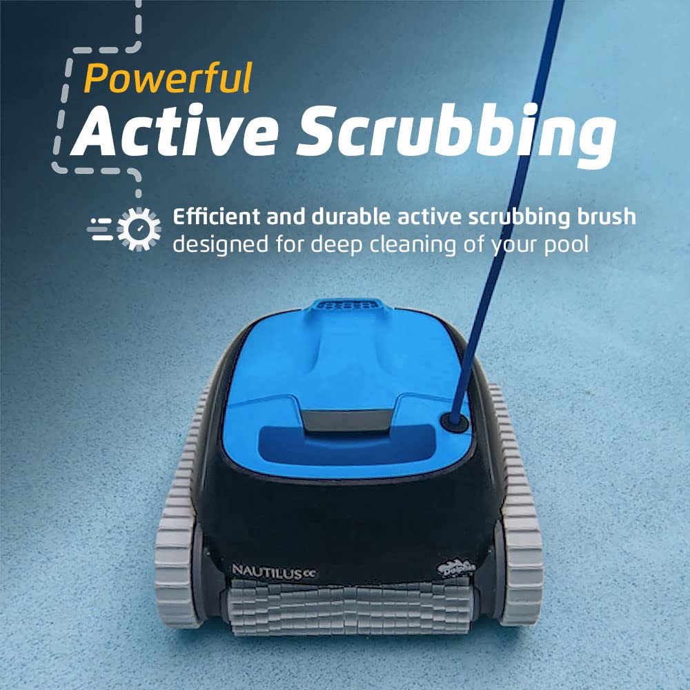 Dolphin Nautilus CC Robotic Pool Vacuum Cleaner up to 33 FT - Premium Bundle with Caddy and Cover