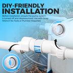 Salt Cell 2" Union Replacement Kit for Only Hayward & Goldline Chlorine Generators - Durable PVC GLX-Cell-Union Connector for Pool Pump Spa Connections - Includes Unions, Nuts and O-Rings - 2 Pack