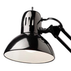 Globe Electric 12641 Architect 32" Swing-Arm Clamp-On Lamp, Black Architect, Finish, LED Bulb Included