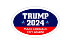 4 - Variety Pack Elect Trump 2024 Oval Magnet MAGA TO604