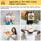 TransOurDream Iron on Heat Transfer Paper for Light T Shirts (10 Sheets, 11x17", Light 2.0) Printable HTV Heat Transfer Vinyl for Inkjet Printers Iron on Transfers for White Cotton Fabrics
