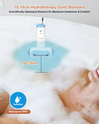 KokoSelene Bath Jets for Tub, Portable Bath Spa for Bathtub with Dual Hydro Jets, Bathtub Spa Machine Creates Soothing Bubbles for Daily Relax at Home Use (Blue)