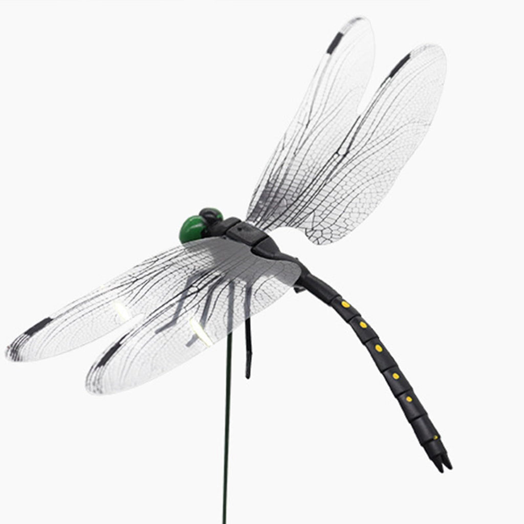 WRSFXV 2026 New 40 Pcs Dragon Fly Clips for Bugs Repellent, 3D Artificial Dragonfly Hat Clip, Dragonfly Garden Decor (10PCS)
