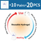Durable (20PCS) Compatible with Omron TENS Unit Replacement Pads Reusable Pads 10 Pairs Brand: HEDIGON
