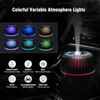 Unee Car Diffuser, USB Plug-in 100ml Mini Humidifier Essential Oil Diffuser Car Freshener Aromatherapy Diffuser(Black)