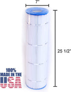 Optimum Pool Technologies® Pool Filter 4PK Compatible Replacement for SwimClear® C4025, & C4030 CX870XRE / Super Star-Clear® C4000 CX880XRE, Unicel C-7488, Filbur FC-1226 & Pleatco PA106 Cartridges