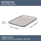 OXO Good Grips Non-Stick Pro Ceramic Coated Metal Bakeware Half Sheet Pan – Storm Blue