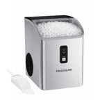 Frigidaire Countertop Crunchy Chewable Nugget Ice Maker, Compact, 33lbs per Day, Metallic Finish