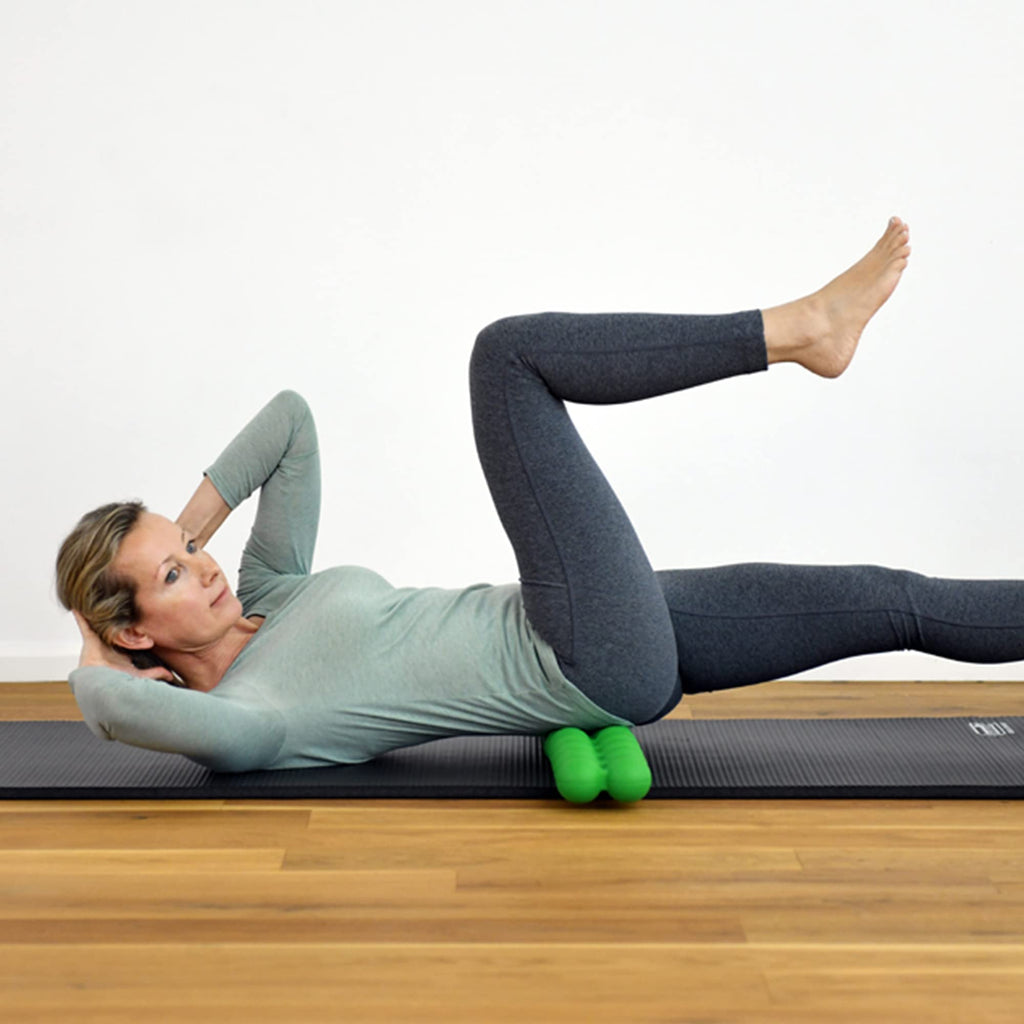 Spinefitter by Sissel, Back Stretcher for Lower-Back Pain Relief, Back-Cracking Device, Back Cracker, Upper- and Lower-Back Stretcher, Back Decompression Device, Lumbar Stretcher, Green