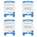 Wondercide - Flying Insect Trap Light Cartridge Refills - No Device - Indoor Bug Catcher for Fruit Flies, Gnats, Moths, and Mosquitoes - Cartridge Refill - 4 Pack