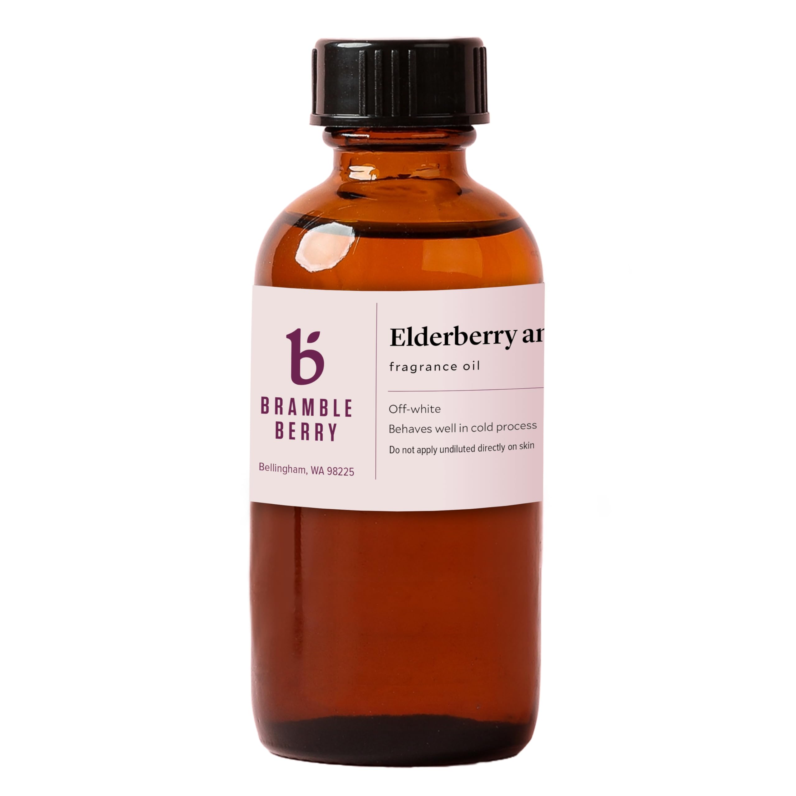 Bramble Berry Elderberry & Evergreen Tart & Pine Scent for Soap Making, Candles, Lotion, Bath Bombs & Perfume | Skin Safe, Vegan, Paraben & Phthalate Free, DIY Craft Essential