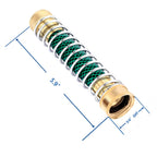 JEEKER Hose Extension Adapter, Garden Hose Kink Protector with Coil Spring, RV Flexible Hose Protector 3/4" GHT Thread, 2 Pack
