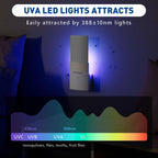 vertmuro Flying Insect Trap, Indoor Plug-in Mosquito Killer with UV Light Attractant, Flies Gnats Moths Catcher for Home, Office (2 Traps + 12 Glue Boards)