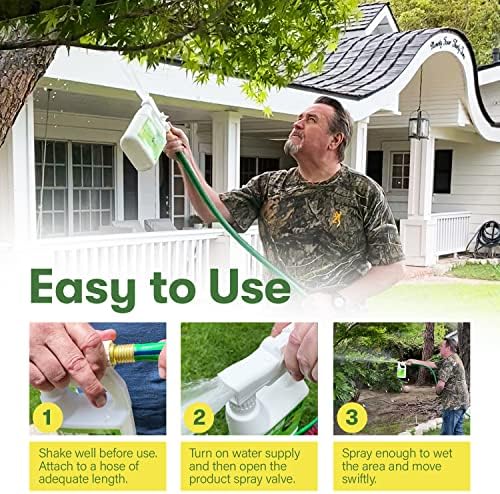 BugMD Mosquito Amigo Ant Killer & Bug Spray - Outdoor Roach, Cockroach, and Spider Killer, Fly and Insect Defense, Natural Plant-Based Formula, Safe with Essential Oils