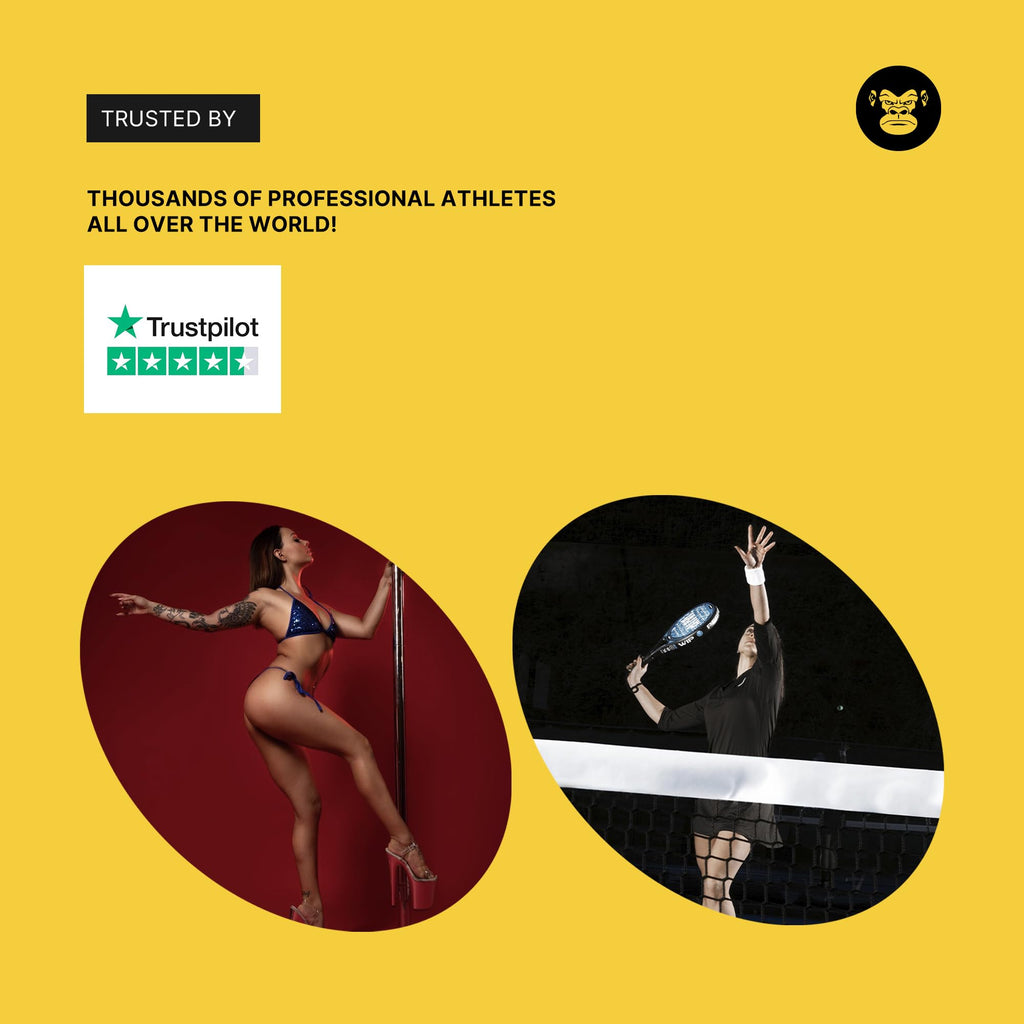 MONKEY HANDS MonkeyHands Gel Grip Pole Dance, Calisthenics, Rings, Parkour, Gymnastics, Padel, Tennis and more - High Performance - Skin friendly, Vegan, without Parabens and Petrolatum - 100ml.
