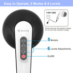 DS SAVORING Cellulite Massager with 8 Interchangeable Heads, Body Sculpting Machine for Lymphatic Drainage and Vibrating Fat Cellulite Remover, Portable and Easy to Use for Men and Women at Home