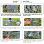 Live Animal Trap for Possum, Groundhog,Gopher,Beaver,Folding Raccoon Trap,Humane Live Animal Cage, Humane Small Animal Trap 32 X 12 X 12.5Inch Animal Trap,Catch & Release,Easy Installation and Use