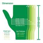 Dr.GreenPanda Medium 200pcs Great Value Pack Clear Vinyl Disposable Gloves Food Safe Food Service Food Prep Food Handling Cooking Cleaning Multipurpose Light Work Latex Free Powder Free Non-Sterile