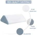 Foamalusion Knee Wedge Pillow Bed Wedge Pillow for Sleeping, Wedge Pillows for After Surgery Leg Pillow for Knee Pain Relief, Back Pain, Sciatica, Hip Support