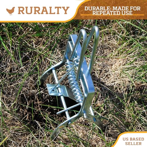 Ruralty Clamp Mole Trap - Mole Claw Trap 1pk Gopher Snare Groundhog Snare Trap Mole and Ground Squirrel Traps