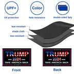 2Pack Trump 2024 Flags 3x5 Outdoor Made in USA-Double Sided 3 Ply Heavy Duty Take America Back with 4 Pcs Trump 2024 Sticker,Trump 2024 Flags Banner for Outside with 2 Brass Grommets UV protection Fade Resistant for Indoor Outdoor…