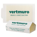 vertmuro Mouse Glue Traps, 12 Pack Rat & Pest Glue Scented Sticky Trap, Foldable Bulk Non-Toxic Indoor Mouse Glue Boards for Rodents and Insects, Easy to Use Pest Control, Green