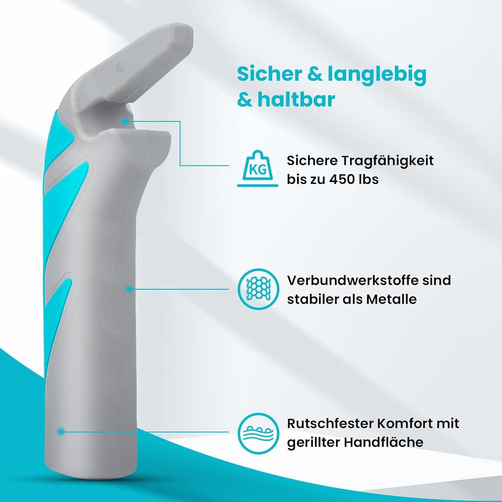 MOSKESON Car Assist Door Handle for Elderly: Portable Bar Car Support Handle for Seniors & Handicap - Standing Mobility Safety Tip Auto to Help Get Out