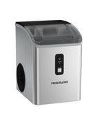 Frigidaire Countertop Crunchy Chewable Nugget Ice Maker, Compact, 33lbs per Day, Metallic Finish