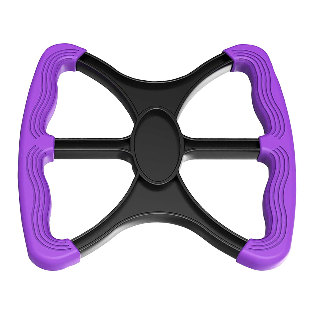 Yuhoo Lift Assists Standing Aid-Handicap Bar with No-Slip Grip Handles, Contact Free Grip Lift Assist Foot Standing Mobility Aid, Portable Help Seniors Handicapped Transfer Assistant(Purple)