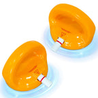 Shower Grab Bars, Safety Shower Grab Bars for Seniors, Drill-Free Shower Handle for Bathroom, Grab Bar for Elderly, Post-Surgery, Pregnant, Orange