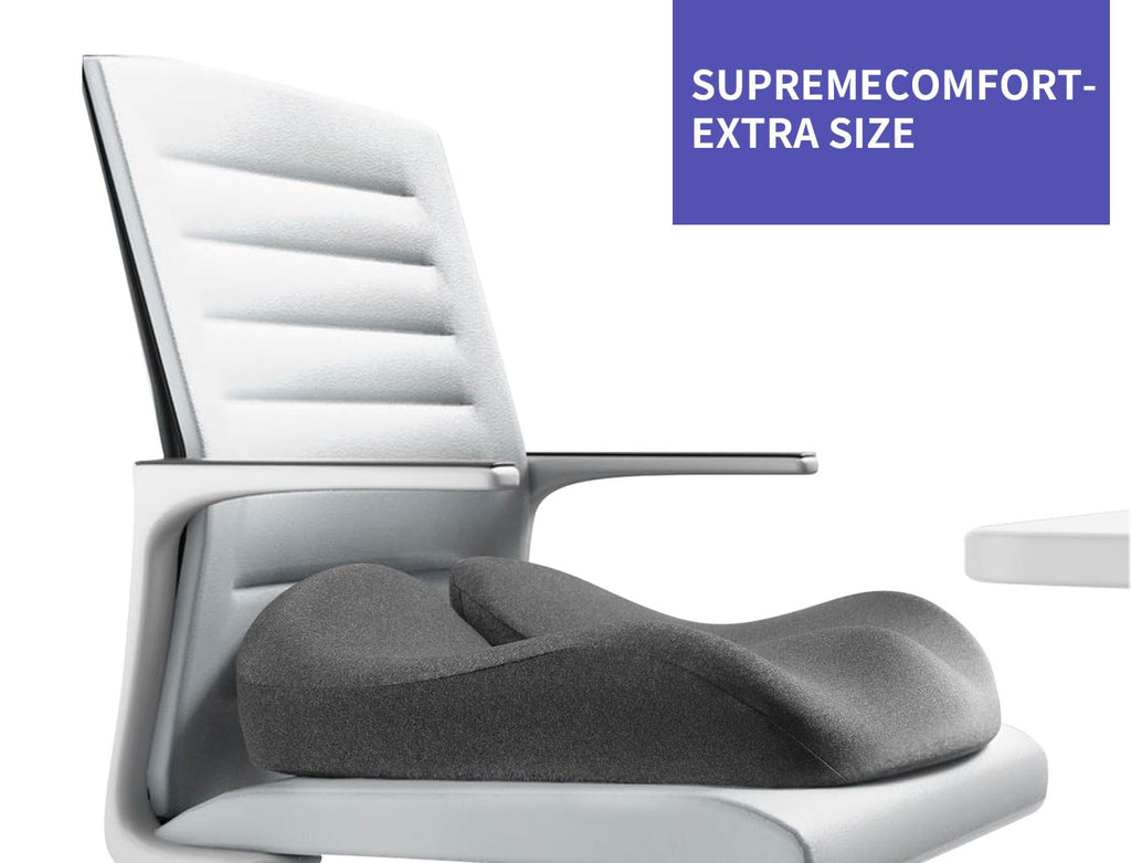 Pubemy SupremeComfort X-Large Gel Infused High Density Foam Seat Cushion for Office Chair, Kitchen Chair, Car Seats- Elevate Your Seating Experience -Pressure Sore and Tailbone Pain Relief
