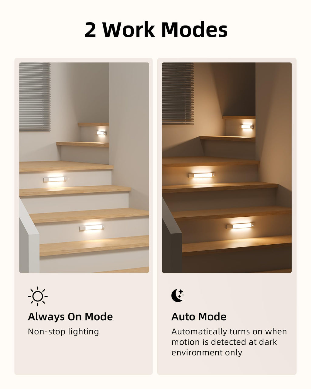 EZVALO Closet Lights, 30 LED Rechargeable Under Cabinet Lighting Wireless, 3 Color Temps Under Cabinet Lights, Dimmer Motion Sensor Light Indoor for Pantry, Kitchen, Bedroom, Woadrobe (3 Pcs)…