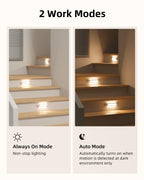 EZVALO Closet Lights, 30 LED Rechargeable Under Cabinet Lighting Wireless, 3 Color Temps Under Cabinet Lights, Dimmer Motion Sensor Light Indoor for Pantry, Kitchen, Bedroom, Woadrobe (3 Pcs)…