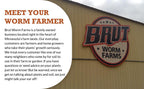 Brut Cow Compost - 12 Lb - Nutrient-Rich Fertilizer for Thriving Gardens - Safe, Pure, and Effective