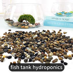 SHIZWU 10LB Aquarium Gravel, 1/4" Pea Gravel for Fish Tank, Small River Rocks for Garden Decoration, Landscaping, Vase Filling, Flower Pot Paving