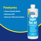 In The Swim Super Floc Out – Drop the Gunk, Ditch the Cloud, Dive Into Clear Water – 1 Quart