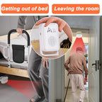 Bed Alarm for Elderly Adults Wireless，Bed Sensor Alarm and Fall Prevention for Elderly/Dementia Patients and More,Caregiver Pager/Motion Sensor Alarm with Vibration【 Newly Upgraded】