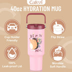Cafezi Gifts for Mom, Mothers Day Gifts for Mom from Son or Daughter - Birthday Gifts, Christmas Gifts, Mother's Day Gifts - 40 oz Tumbler with Lid and Straw (Hedgehog)