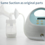 Momstouch 16mm Flange and Duckbill Valve Compatible with Spectra S1 S2 9 Plus Breastpump Replacement to Spectra Pump Parts, Not Original, Replace Accessories.