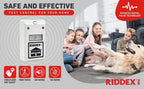 RIDDEX Plus Insect Repellent | Plug in, Mouse Deterrent - Pest Control for Defense Against Rats, Mice, Roaches, Bugs and Insects | Control Pests with No Chemicals or Poison | 3 Pack White