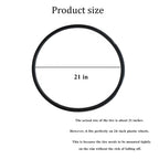 Wheelchair Rear Wheel Replacement Tire, Wheelchair Tire, 24 "X 1" Universal Flat-Free Polyurethane Tire, Suitable For Manual Wheelchair Tire Replacement (1 Pair)