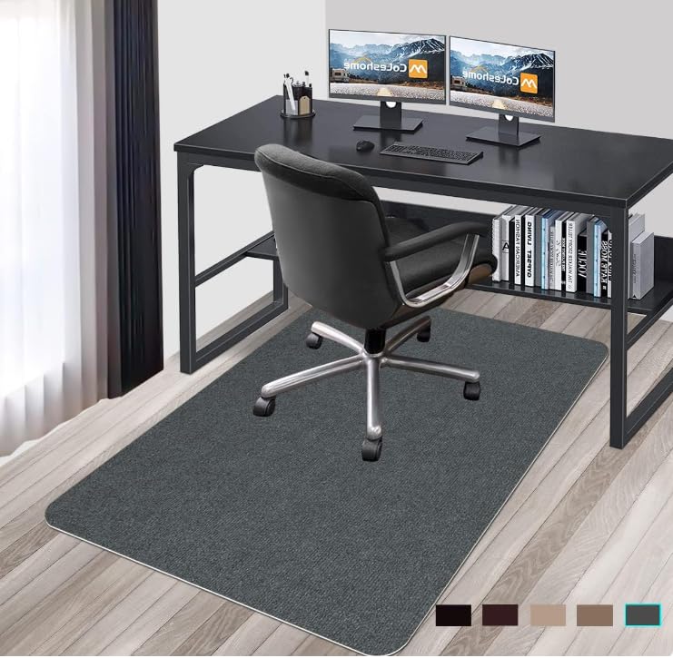Floor Mat for Office Chair Desk Chair Mat for Carpet Desk Mat for Carpeted Floors Office Rug Hriiiiya Office Chair Mat Floor Protector for Carpeted Version Desk Carpet Anti Slip Rug Pad Hardwood