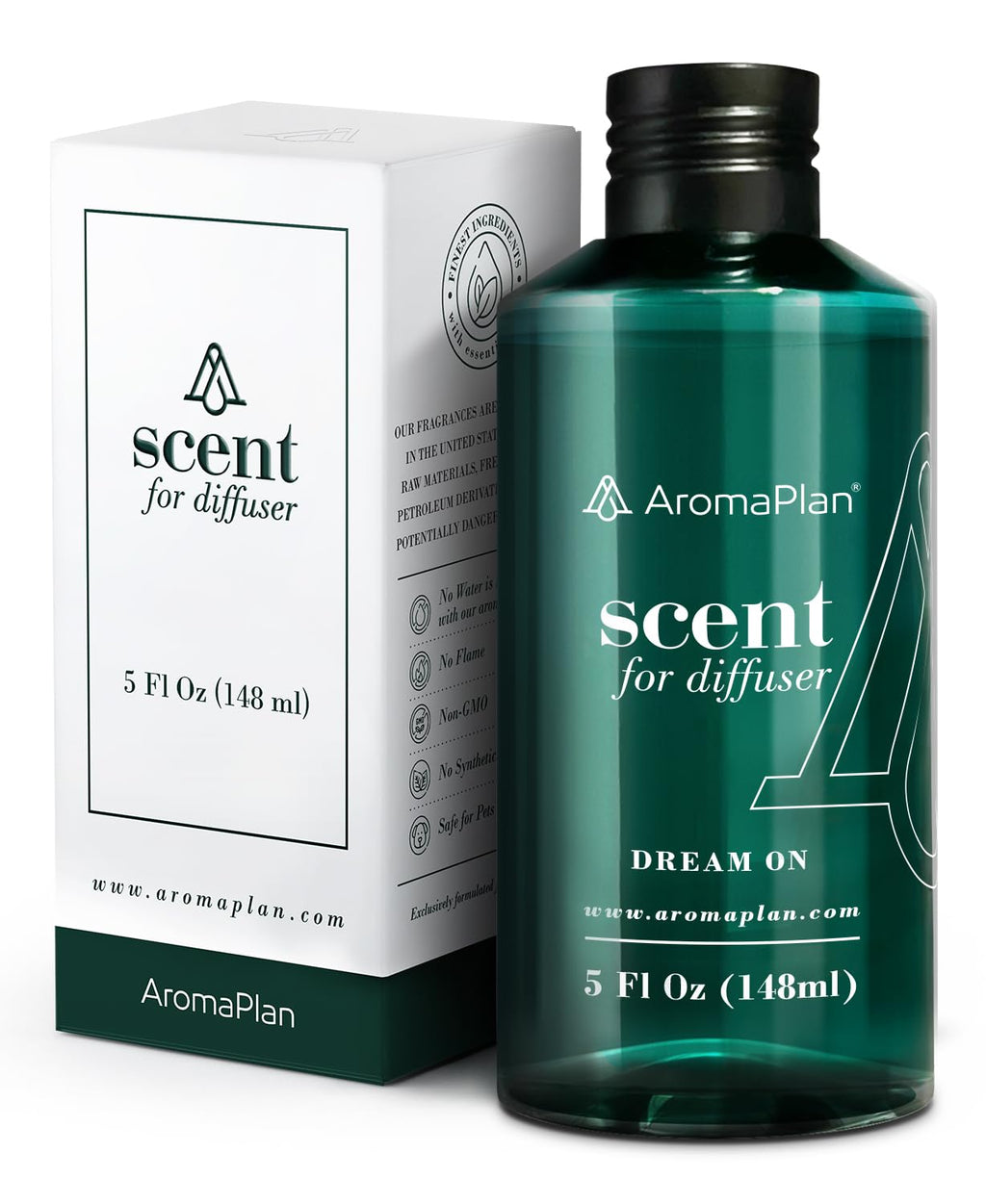 Aromaplan Hotel Scents Dream On 5 Fl Oz, USA Fragrance- Home Luxury Aroma & Hotel Collection Diffuser Oil- Hotel Diffuser Oil for Aromatherapy- USA Made, Bigger Bottle, Bolder Aroma & Longer Lasting