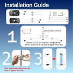 Ulinlo pouly Pool Filter Cleaner Stand Kit with Smooth Bearing, Rotatable Washing Tool for 3", 4", 6" Filter Cartridges